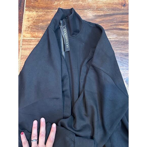 NWT Papermoon Women's Black Zoe Soft Knit Jumpsuit Size Large - Picture 12 of 12